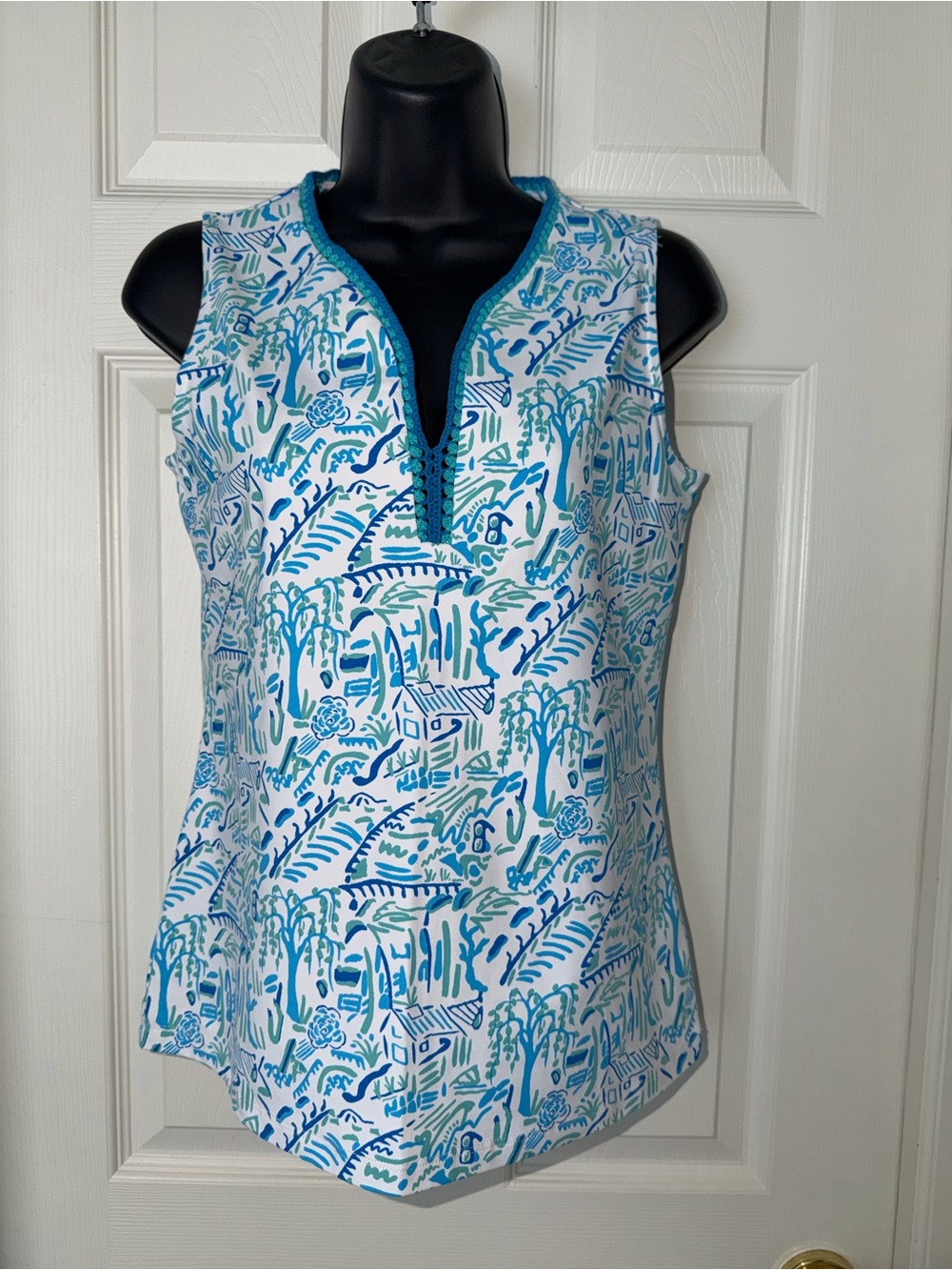 J.McLaughlin Catalina Cloth Sleeveless Tank Top